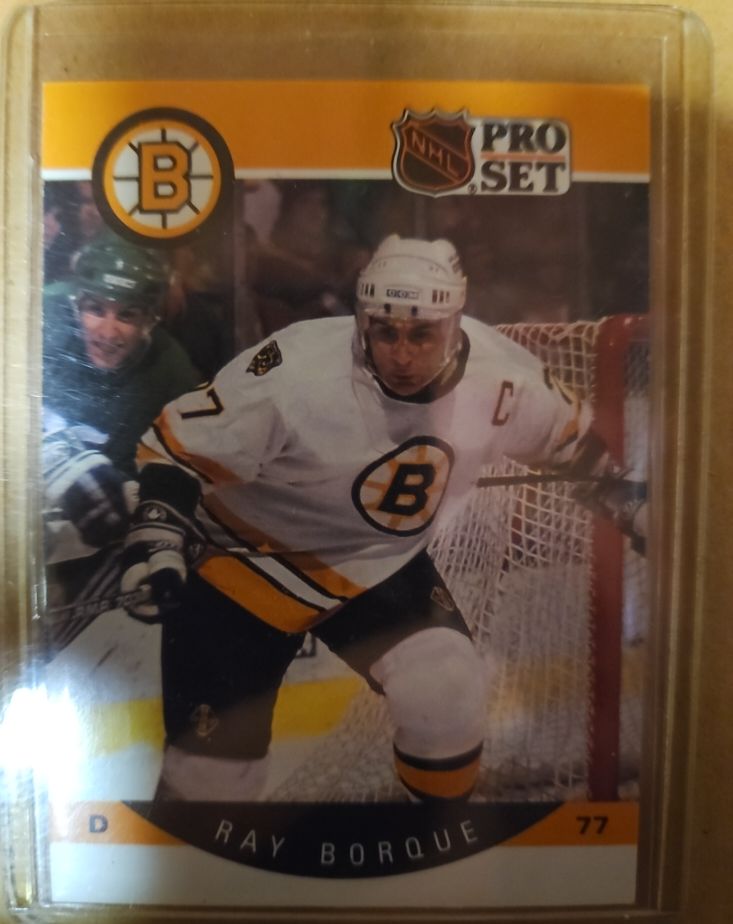 1990-91 Pro Set #1 Ray Bourque — front