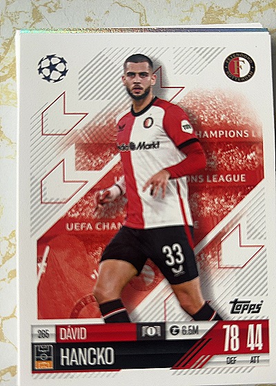 2024-25 Topps Match Attax Champions League #265 David Hancko — front