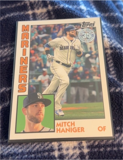 2019 Topps Series 1 1984 Topps Baseball #T84-93 Mitch Haniger — front