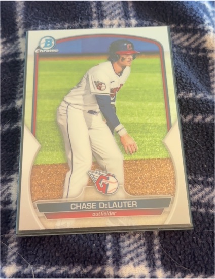 2023 Bowman Chrome Prospects #BCP-103 Chase DeLauter — front