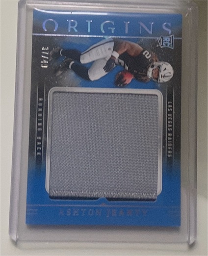 2024 Panini Origins Rookie Jumbo Jerseys #17 Ashton Jeanty — front