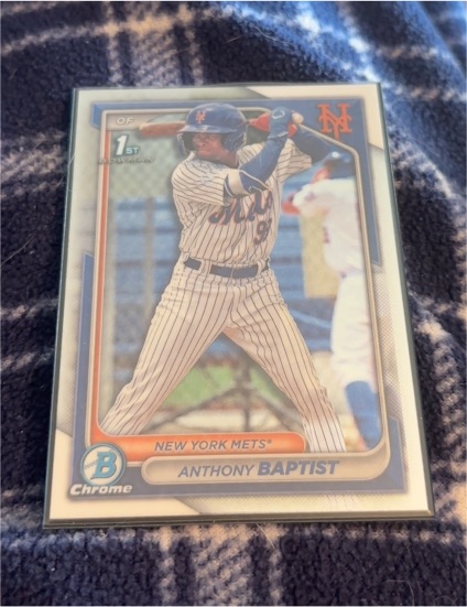 2024 Bowman Chrome #BCP-141 Anthony Baptist — front