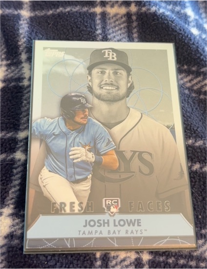 2022 Topps Series 2 Fresh Faces #FF-20 Josh Lowe — front