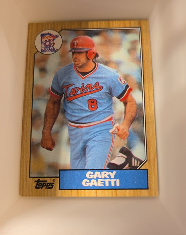 1987 Topps #710 Gary Gaetti — front