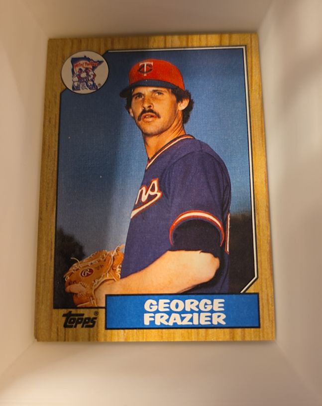 1987 Topps #207 George Frazier — front