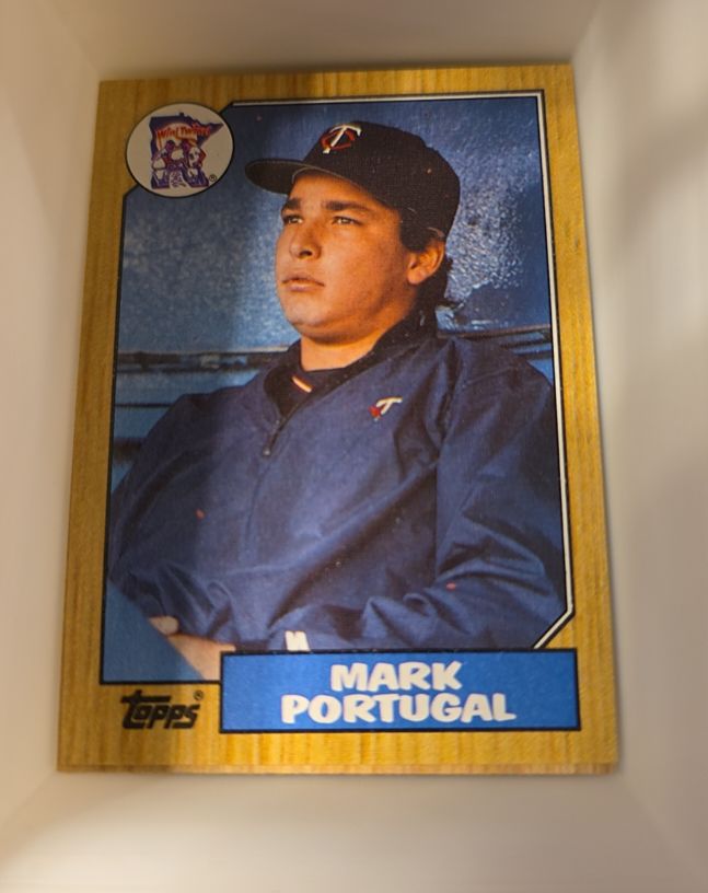 1987 Topps #419 Mark Portugal — front