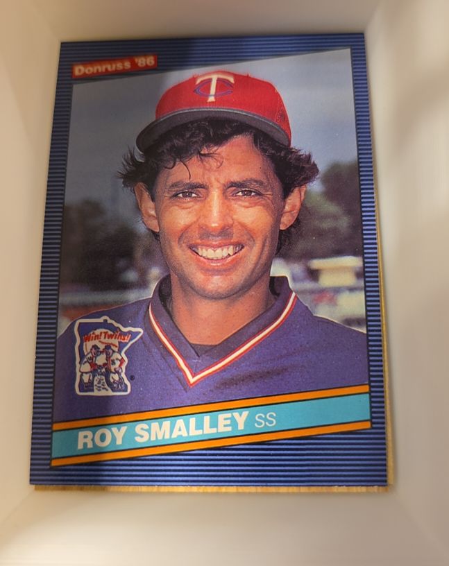 1986 Donruss #486 Roy Smalley — front