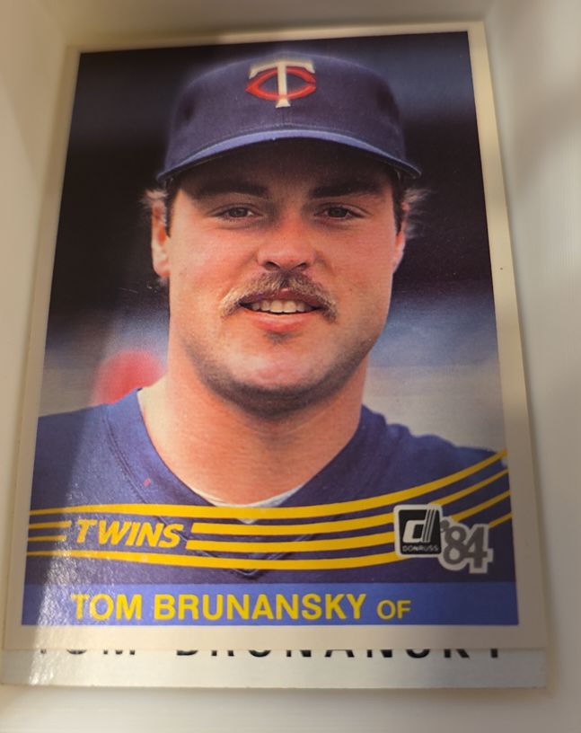 1984 Donruss #242 Tom Brunansky — front