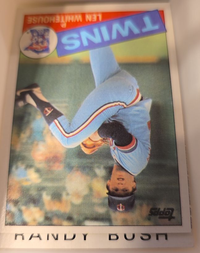 1985 Topps #406 Len Whitehouse — front