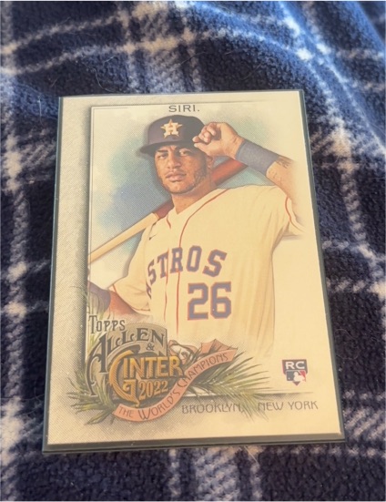 2022 Topps Allen & Ginter #296 Jose Siri — front