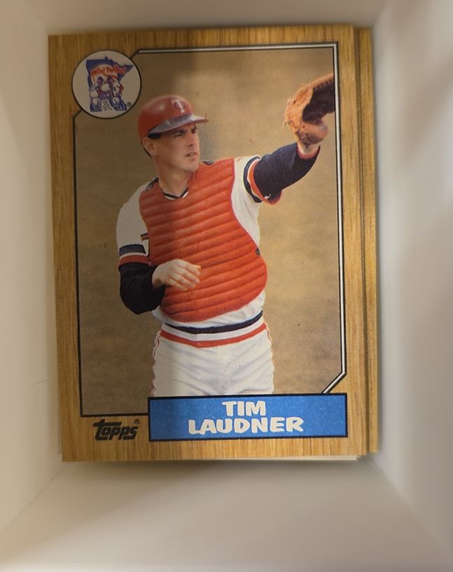 1987 Topps #478 Tim Laudner — front