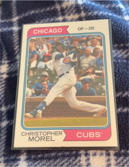 2023 Topps Heritage #110 Christopher Morel — front
