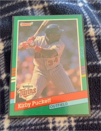 1991 Donruss #490 Kirby Puckett — front