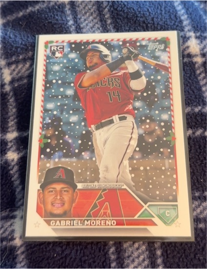2023 Topps Holiday #H93 Gabriel Moreno — front