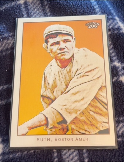 2009 Topps 206 #287 Babe Ruth — front