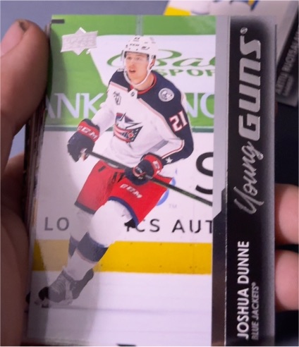 2021-22 Upper Deck Series 1 #218 Joshua Dunne — front