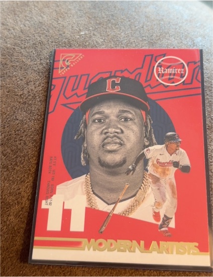 2022 Topps Gallery #MA-22 Jose Ramirez Modern Artists — front