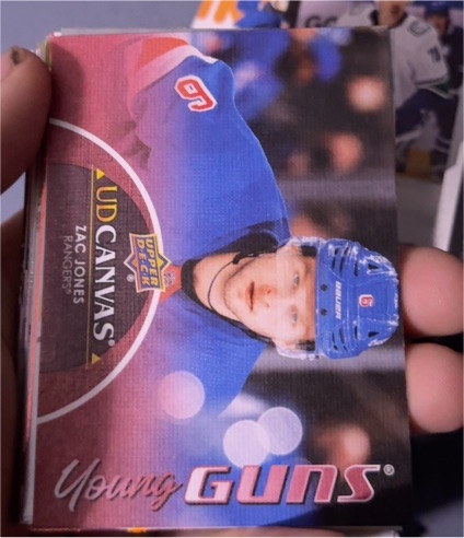 2021-22 Upper Deck Canvas #C92 Zac Jones Young Guns — front