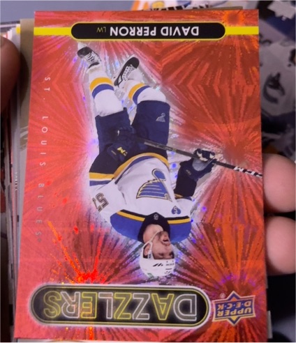 2021-22 Upper Deck Dazzlers #DZ-15 David Perron — front