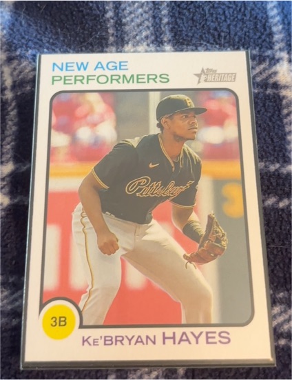 2022 Topps Heritage #NAP-10 Ke'Bryan Hayes New Age Performers — front
