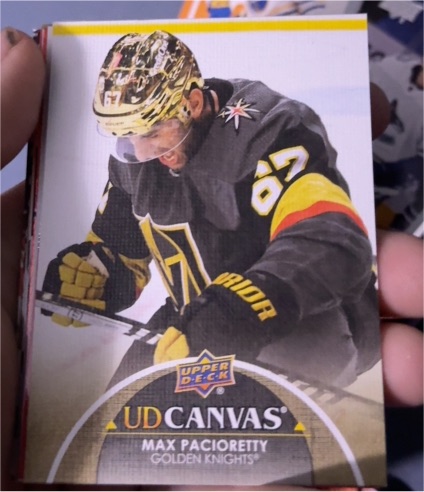 2021-22 Upper Deck Canvas #C82 Max Pacioretty — front