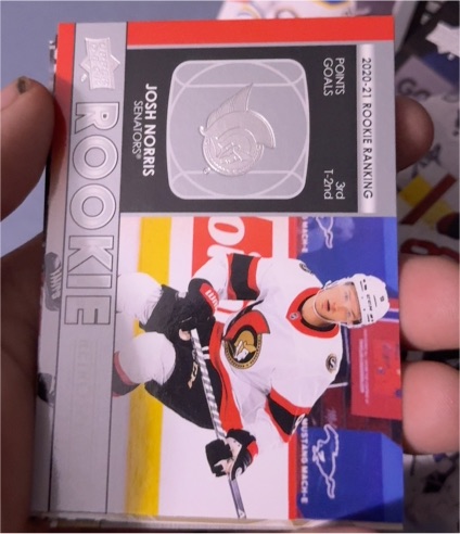 2021-22 Upper Deck Rookie Retrospective #RR-8 Josh Norris — front