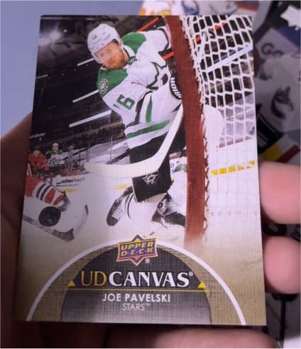 2021-22 Upper Deck Series 1 UD Canvas #C28 Joe Pavelski — front