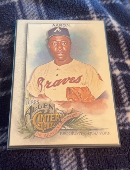 2022 Topps Allen & Ginter #45 Hank Aaron — front