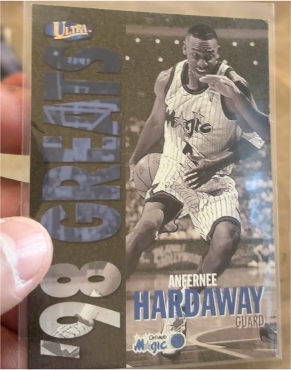 1997-98 Fleer Ultra #255 Anfernee Hardaway — front
