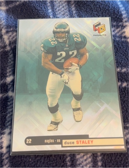 1999 Upper Deck HoloGrFX #22 Duce Staley — front