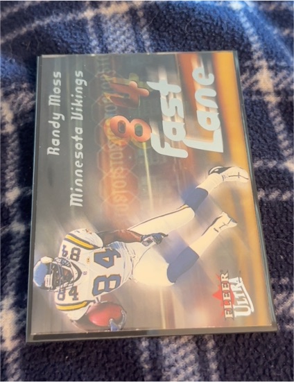 2000 Fleer Ultra Fast Lane #9FL Randy Moss — front