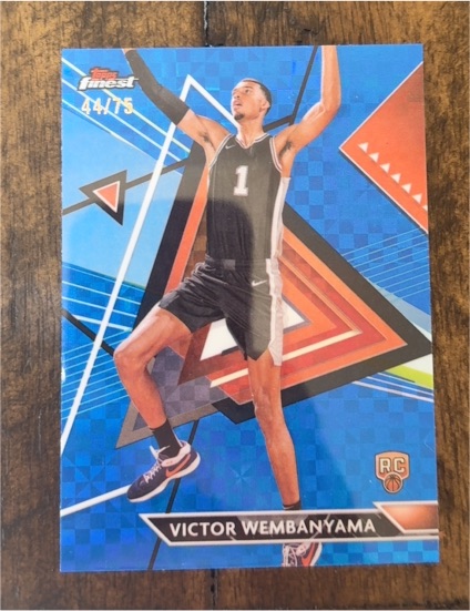 2023-24 Topps Finest #197 Victor Wembanyama — front