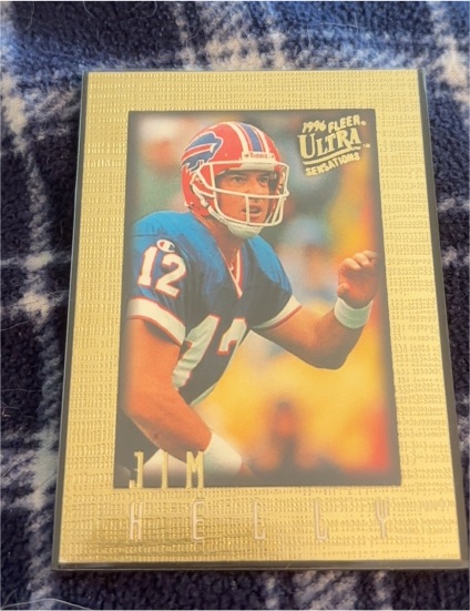 1996 Fleer Ultra Sensations #9 Jim Kelly — front