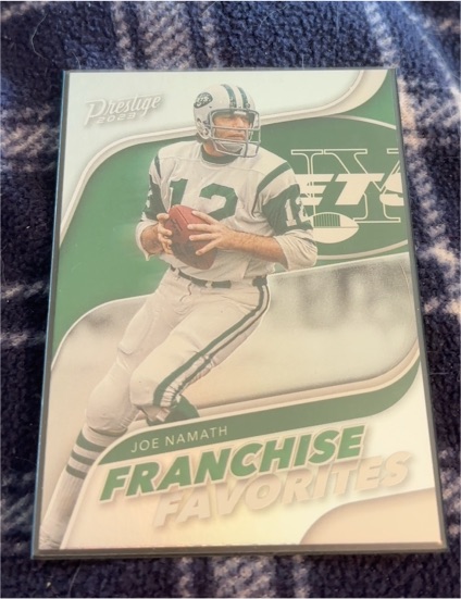 2023 Panini Prestige #FF-3 Joe Namath Franchise Favorites — front