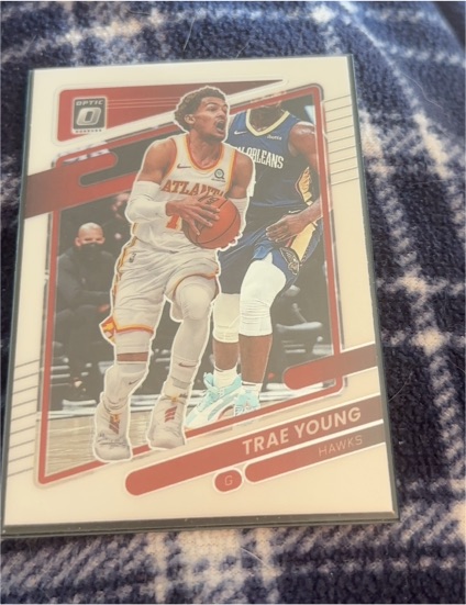 2021-22 Panini Donruss Optic #51 Trae Young — front