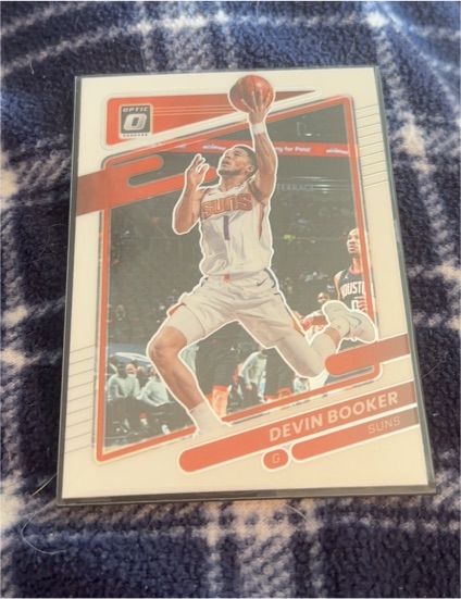 2021-22 Panini Donruss Optic #142 Devin Booker — front
