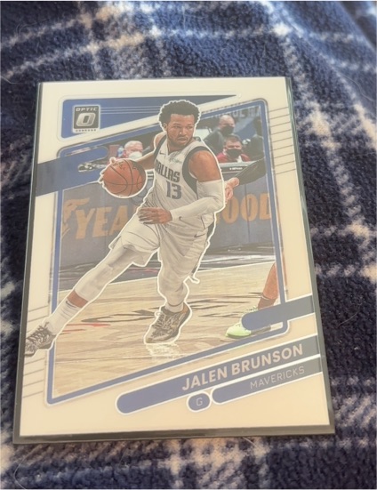 2021-22 Panini Donruss Optic #97 Jalen Brunson — front