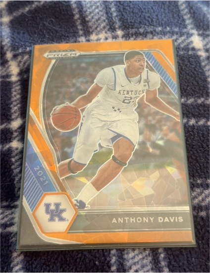 2021 Panini Prizm Draft Picks #58 Anthony Davis Kentucky Wildcats — front