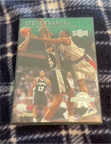 2000 Skybox Steve Francis Rookies Houston Rockets #Rookies — front
