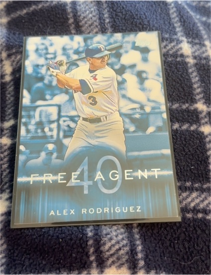 2015 Topps Free Agent 40 #F40-9 Alex Rodriguez — front