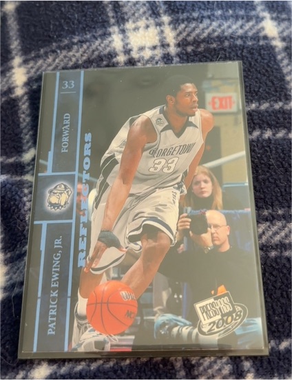 2008 Press Pass #33 Patrick Ewing Jr. Reflections — front