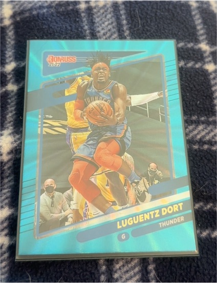 2021-22 Donruss #152 Luguentz Dort Oklahoma City Thunder — front