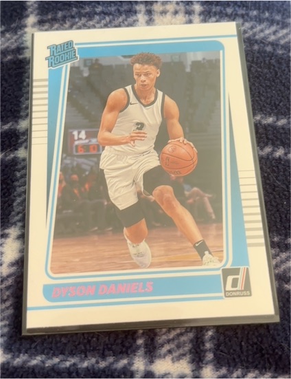 2022-23 Panini Chronicles Draft Picks Donruss Rated Rookie #7 Dyson Daniels — front