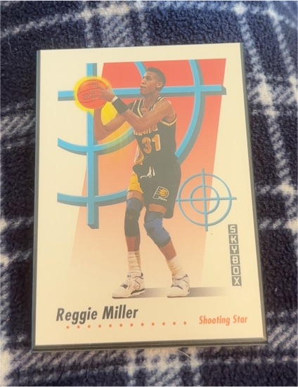 1991-92 Skybox #596 Reggie Miller — front