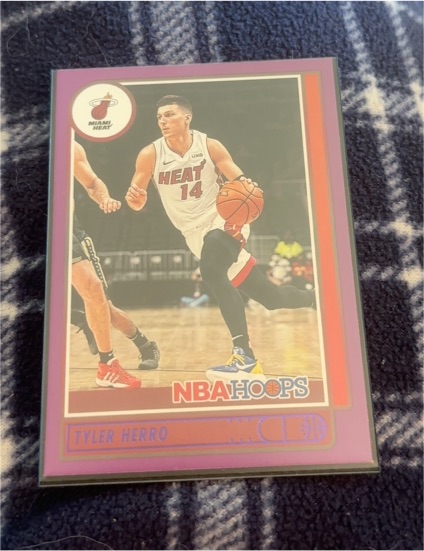 2021-22 Panini NBA Hoops #40 Tyler Herro — front