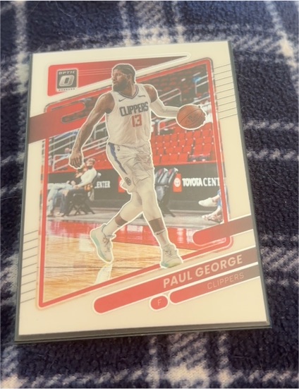 2021-22 Panini Donruss Optic #10 Paul George — front