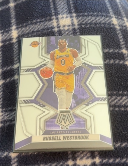 2021-22 Panini Mosaic #51 Russell Westbrook — front