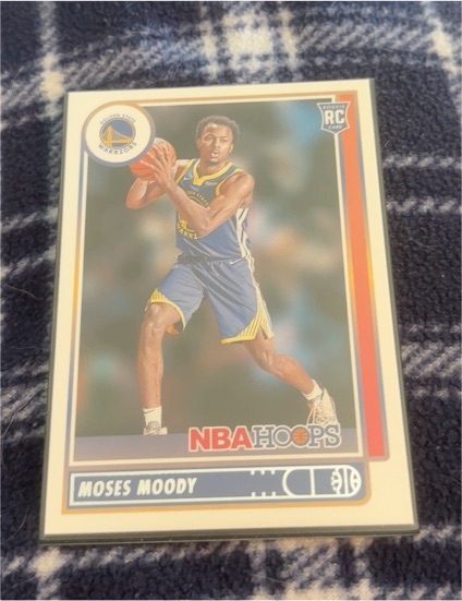 2021-22 Panini NBA Hoops #229 Moses Moody — front