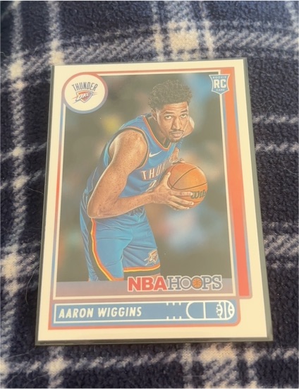 2021-22 Panini NBA Hoops #247 Aaron Wiggins — front