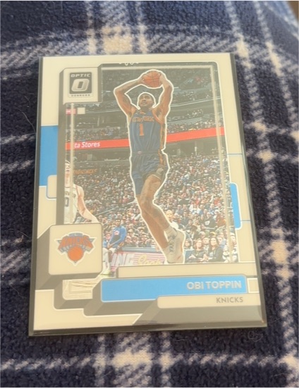 2022-23 Panini Donruss Optic #15 Obi Toppin — front